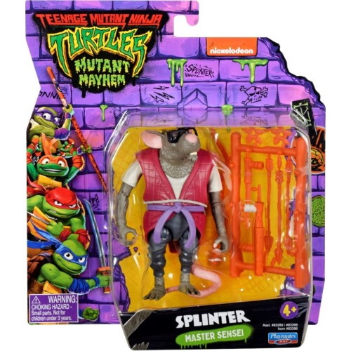 Giochi Preziosi Teenage Mutant Ninja Turtlesmovie Teenage Mutant Ninja Turtles Action Figure (7 Pcs) TU805000 8056379151074