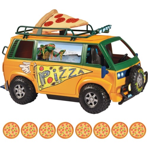 Giochi Preziosi Teenage Mutant Ninja Turtlesmovie Teenage Mutant Ninja Turtles Vehicle Pizza Van TU804000 8056379151043