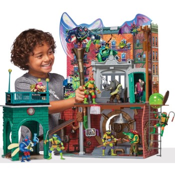 Giochi Preziosi Teenage Mutant Ninja Turtlesmovie Teenage Mutant Ninja Turtles Sewer Lair Playset TU802000 8056379151012