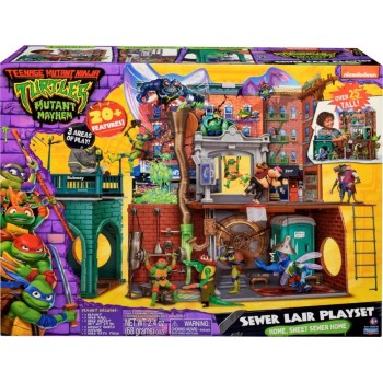 Giochi Preziosi Teenage Mutant Ninja Turtlesmovie Teenage Mutant Ninja Turtles Sewer Lair Playset TU802000 8056379151012