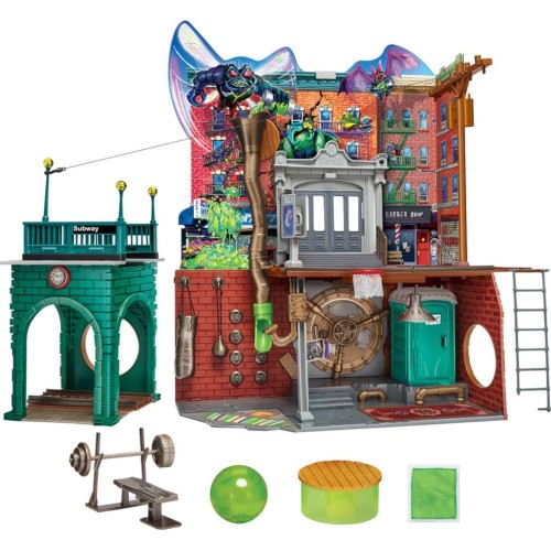 Giochi Preziosi Teenage Mutant Ninja Turtlesmovie Teenage Mutant Ninja Turtles Sewer Lair Playset TU802000 8056379151012