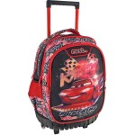 Diakakis imports Σχολική Τσάντα Τρόλεϊ Δημοτικού Disney Cars Lighting Fast  3 Θήκες 000563489 5205698588808