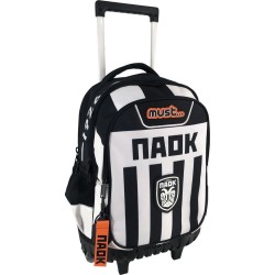 Diakakis imports Trolley Bag 34X20x44 3 Paok Bags 000130232 5205698622694