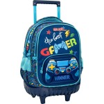 Diakakis imports Elementary School Trolley Bag The Best Gamer 3 Compartments 000585014 5205698599798