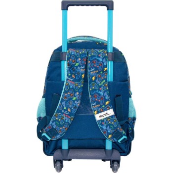Diakakis imports Elementary School Trolley Bag The Best Gamer 3 Compartments 000585014 5205698599798