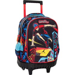 Diakakis imports Primary School Trolley Bag Extreme Parkour 3 Compartments 000585016 5205698599835