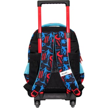 Diakakis imports Primary School Trolley Bag Extreme Parkour 3 Compartments 000585016 5205698599835