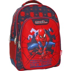 Diakakis imports Σχολική Τσάντα Πλάτης Δημοτικού Spiderman Protector Of New York  3 Θήκες 000508089 5205698583810