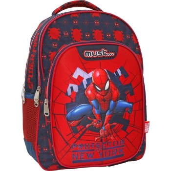 Diakakis imports Σχολική Τσάντα Πλάτης Δημοτικού Spiderman Protector Of New York  3 Θήκες 000508089 5205698583810