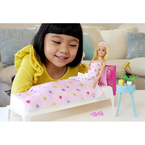 Mattel Barbie Υπνοδωμάτιο Με Κούκλα HPT55 194735167326