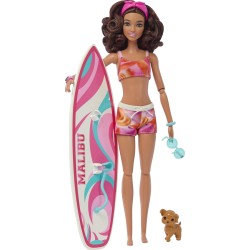 Mattel Barbie Beach With Surfboard HPL69 194735162406