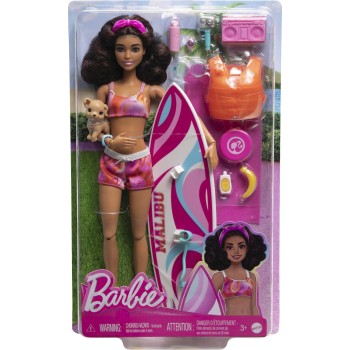 Mattel Barbie Beach With Surfboard HPL69 194735162406