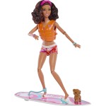 Mattel Barbie Beach Με Σανίδα Σερφ HPL69 194735162406