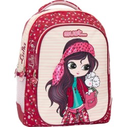 Diakakis imports Primary Luna School Backpack 3 Compartments 000584982 5205698599156