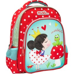 Diakakis imports Princess With Frog 3D Soft Toddler School Backpack 2 Compartments 000584999 5205698599507