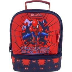 Diakakis imports Τσαντάκι Φαγητού Ισοθερμικό Spiderman Protector Of New York  2 Θήκες 000508121 5205698587375
