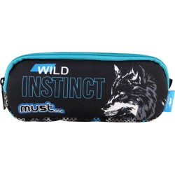 Diakakis imports School Case Barrel Animal Planet Africa Wild Instinct Wolf 2 Cases 000570869 5205698588044