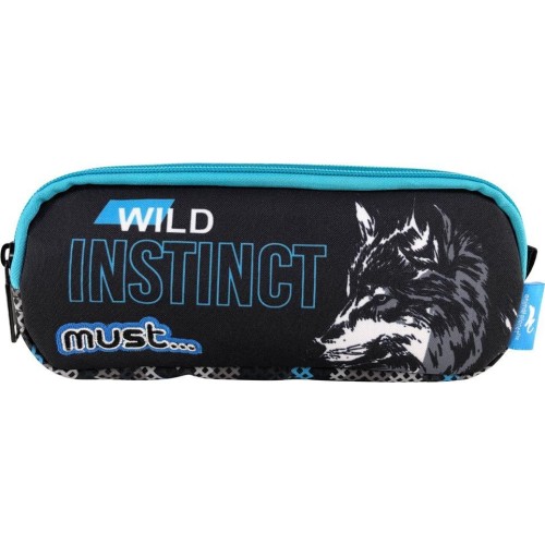 Diakakis imports Σχολική Κασετίνα Βαρελάκι Animal Planet Africa Wild Instinct Λύκος 2 Θήκες 000570869 5205698588044