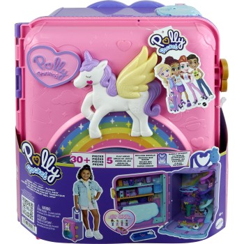 Mattel Polly Pocket Pollyville Βαλιτσάκι - Λούνα Παρκ HKV43 194735109067