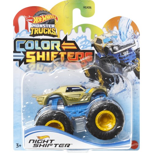 Mattel Hot Wheels Οχήματα Monster Trucks Χρωμοκεραυνοι Cs Night Shifter HGX06 / HNW06 194735150786