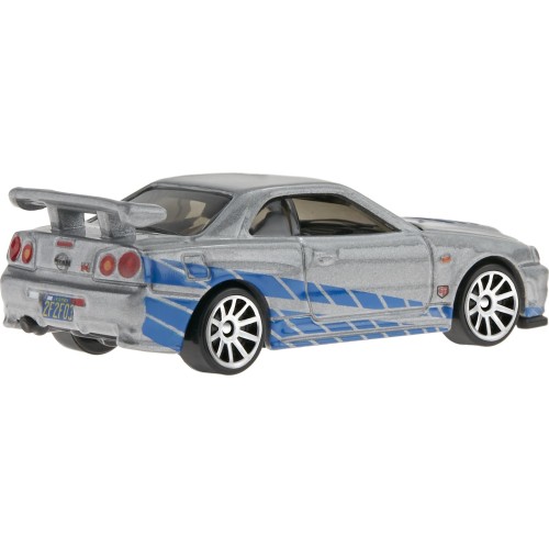 Mattel Hot Wheels Αυτοκινητάκια Ταινίες - Fast And Furious Nissan Skyline Gt-R Bnr34 HNR88 / HNT02 194735148714