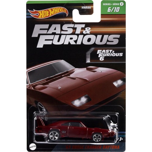 Mattel Hot Wheels Αυτοκινητάκια Ταινίες - Fast And Furious 1969 Dodge Charger Daytona HNR88 / HNT06 194735148837