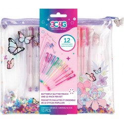 Make It Real 3C4g | Butterfly Glitter Pouch And 12K Pen 12026 638241120265