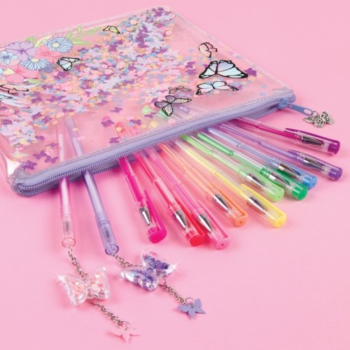 Make It Real 3C4g | Butterfly Glitter Pouch And 12K Pen 12026 638241120265