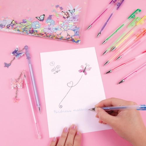 Make It Real 3C4g | Butterfly Glitter Pouch And 12K Pen 12026 638241120265