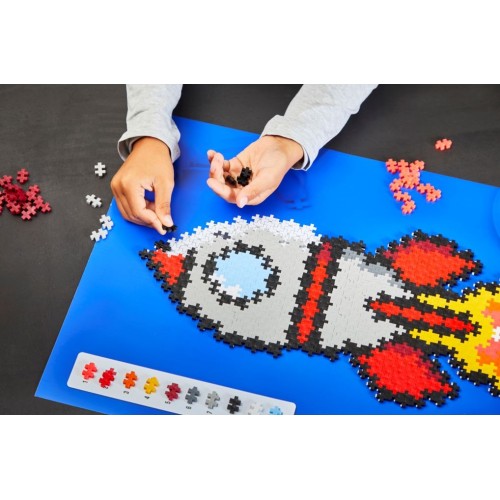 Plus-Plus Τουβλάκια Puzzle By Number Πύραυλος 3930 5710409107594