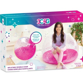 Make It Real 3C4g | Inflatable Sparkle Chair Φουσκωτή Αστραφτερή Καρέκλα 18036 638241180368