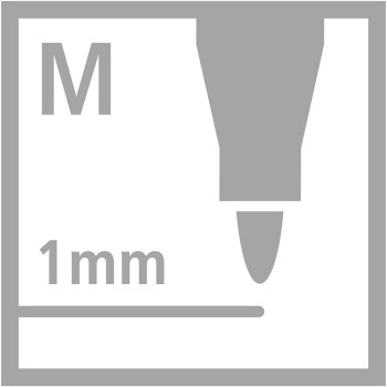 STABILO Pen Marker  1Mm Ochre 128068088 4006381333474
