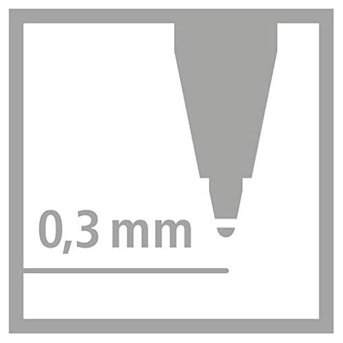 Stabilo Bionic Black Pen, Fine, Green 128101636 4006381416665