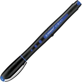 STABILO Στυλό Rollerball Υγρής Μελάνης Μπλέ Bionic Black Fine  128101641 4006381416573