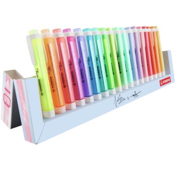 STABILO Μαρκαδοράκια Υπογραμμίσεως Swing Deskset 18Τεμ 128275018 4006381565998