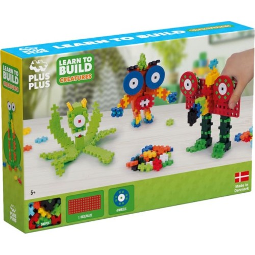 Plus-Plus Τουβλάκια Learn To Build Τερατάκια 3907 5710409106863
