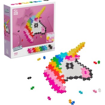 Plus-Plus Bricks Puzzle By Number Unicorn 3929 5710409107587