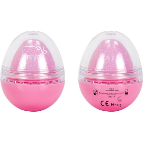 lukky Lip Balm - Λιπ Μπαλμ Σε Βαζάκι Αυγό Σε 4 Χρωματα - 1 Τμχ LUK05000 8056379145264