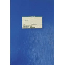 A&G PAPER Τετράδιο Καρφίτσα Β5 Ευρετήριο Α-Ω 50Φ Μπλε 015911  5205616159110