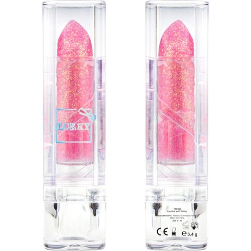 lukky Glitter Lipstick - 3 Colors LUK03000 8056379145240
