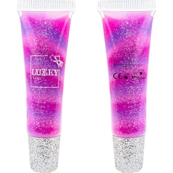 lukky Lipgloss - Λιπ Γκλος Σε Σωληνάριο 2 Χρωματα - 1 Τμχ LUK04000 8056379145257