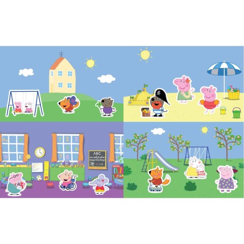Diakakis imports Αυτοκόλλητα Επανακολλούμενα Σετ 24Χ25εκ Peppa Pig 000482772 5205698616433