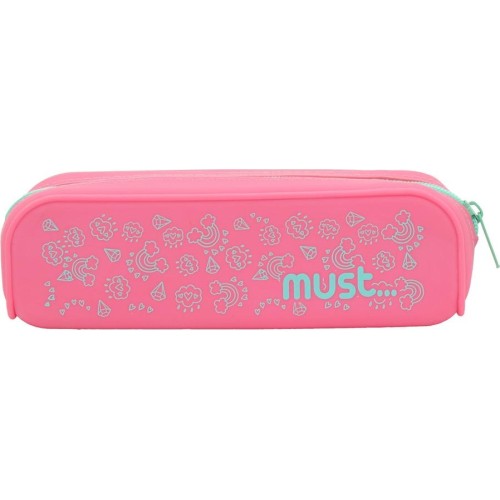 Diakakis imports Silicone Pencil Pouch 20X5x6  Focus 4Colors 000584836 5205698589782
