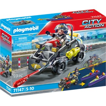 Playmobil City Action Αμφίβιο Όχημα Ειδικών Δυνάμεων 71147 4008789711472
