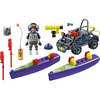 Playmobil City Action Αμφίβιο Όχημα Ειδικών Δυνάμεων 71147 4008789711472