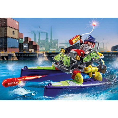 Playmobil City Action Αμφίβιο Όχημα Ειδικών Δυνάμεων 71147 4008789711472