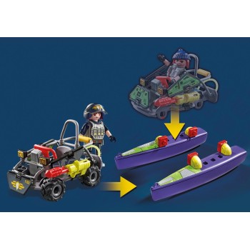 Playmobil City Action Αμφίβιο Όχημα Ειδικών Δυνάμεων 71147 4008789711472