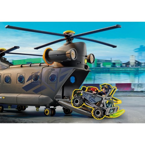 Playmobil City Action Ελικόπτερο Ειδικών Δυνάμεων Με Δύο Έλικες 71149 4008789711496