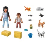 Playmobil Country Οικογένεια Με Γατούλες 71309 4008789713094