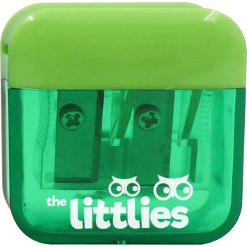 Diakakis imports Ξύστρα Διπλή Βαρελάκι The Littlies 35X35x13mm 3 Χρώματα 000646950 5205698627613